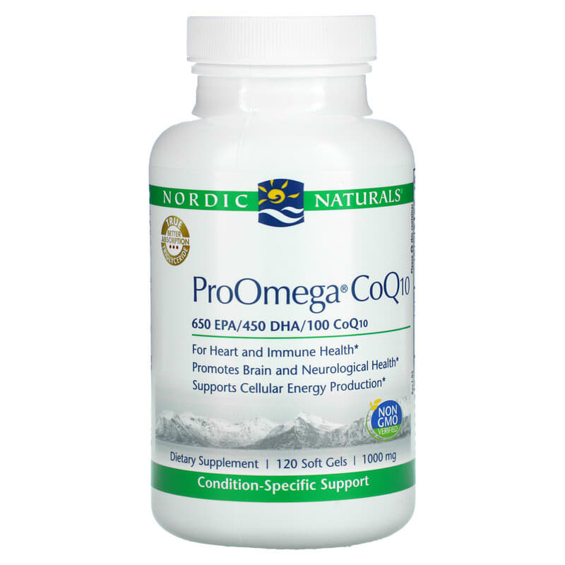 노르딕 내추럴스 <b>프로오메가 CoQ</b>10 1280mg 소프트젤 120정