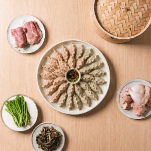명인이 만든 얇은피 국산 고기만두 김치만두 1kg 맛집 택배