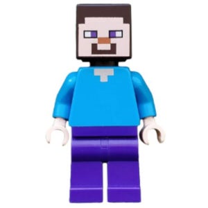 마인크래프트 스티브 레고 정품 미니피규어 (LEGO 21115 min009 Steve)