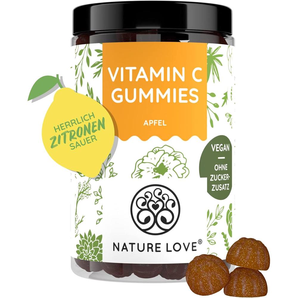 독일 네이쳐<b>러브</b> Nature Love Vitamin <b>C</b> <b>비타민C</b> 구미 120 mg 120정