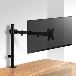 비맥스 싱글 모니터암 클램프형 3단관절 회전 단일 모니터 거치대