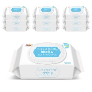 코멧 물에 풀어지는 비데티슈 100매 x 10팩 (총 1000매)