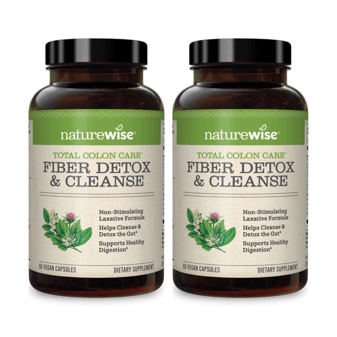 <b>네이처와이즈</b> 파이버 디톡스 &amp; 클린스 60캡슐 2개