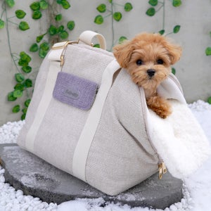 개과천선 코코퍼니티 강아지 이동가방 애견 슬링백 고양이 이동장 외출용품 메쉬창 양털 쿠션