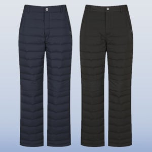 팬텀 골프웨어 남성 골프 팬츠 바지 겨울 튜브 덕다운 부분 밴딩 패딩 211D4802PT
