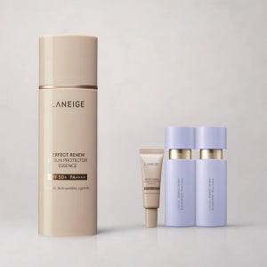 [본사운영] NEW 라네즈 퍼펙트 리뉴 5D 선 프로텍터 에센스 50ml 주름개선 안티에이징 선크림