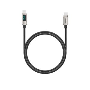 USB-C TO C PD LCD 3DIGITAL 초고속충전 데이터케이블 NEXT-CCD7120-100W