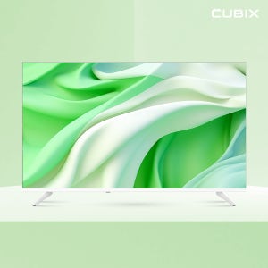 큐빅스 109cm(43인치) FHD LED TV 화이트 구글 스마트티비 에너지1등급 고화질