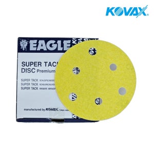 코박스 원형페파 샌더기페파 사포 샌딩페이퍼 프리미엄 슈퍼택 125mm6홀 (50장)