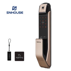 [방문설치] 직방 삼성 지문인식 푸시풀 현관문 디지털 번호키 도어락 교체 SHP-P71