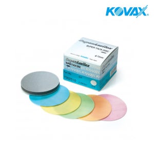 코박스 원형사포 샌딩페이퍼 빼빠 샌드페이퍼 샌딩기 슈퍼아실렉스 75mm 무홀 (50장)