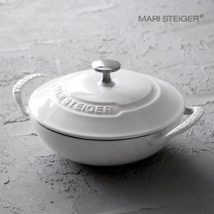 무쇠주물냄비 미니웍 20cm 스페셜 에디션 화이트 시리즈