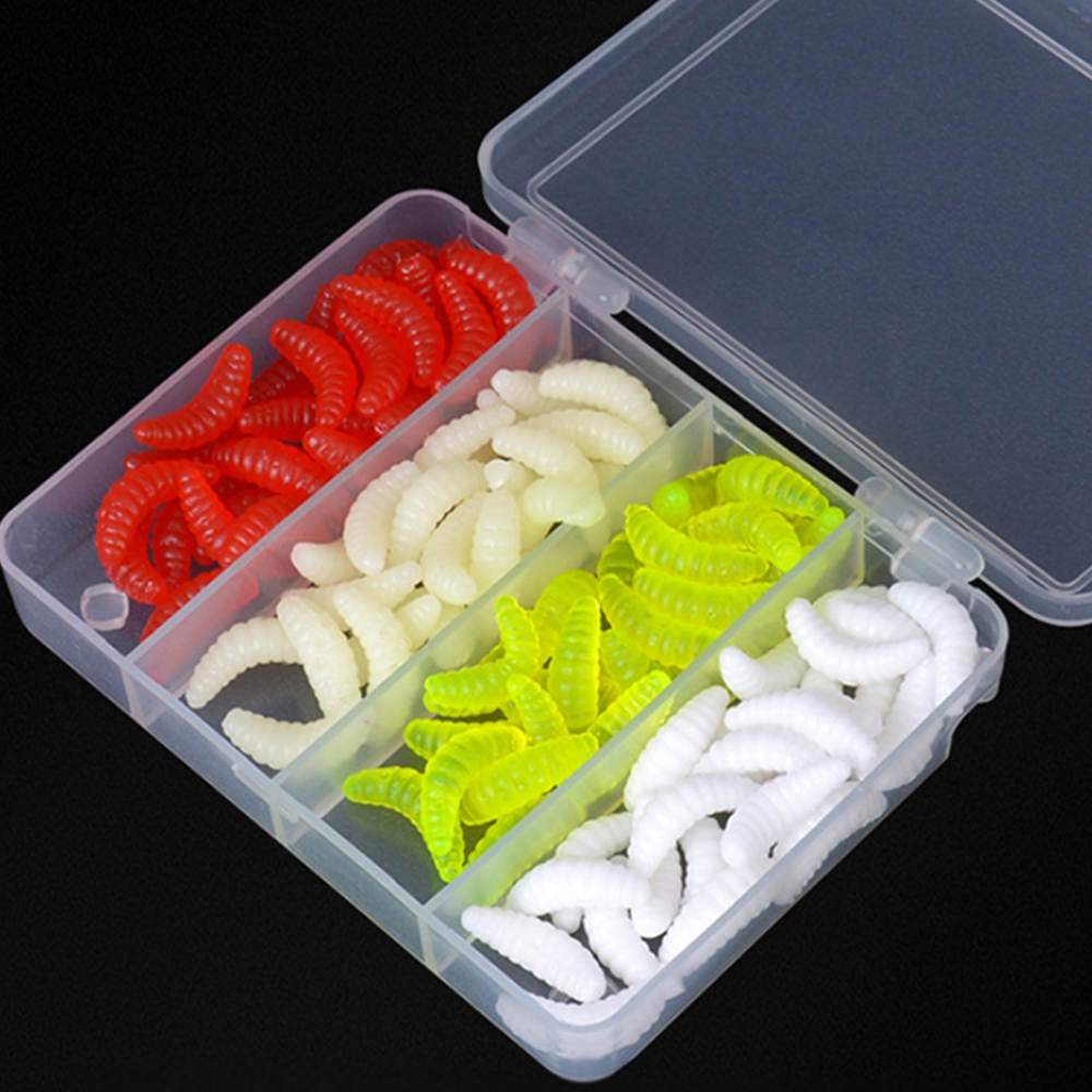 송어 빙어 낚시 모형 구더기 미끼 웜 농어 산천어