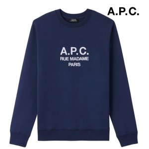 [국내/패션툴즈] 24SS A.P.C. 아페쎄 루퍼스 스웨트셔츠 맨투맨 네이비 블루 COEZD H27500 IAJ