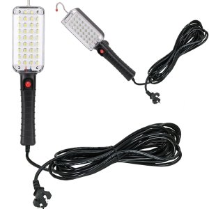 LED 후레쉬 34구 220V 유선AC 후크 걸이 작업등 자석
