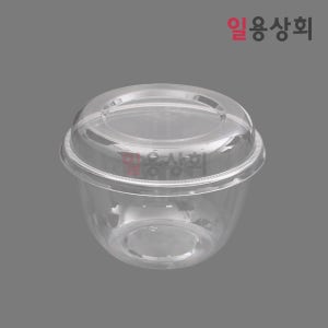 원형 빙수용기 DS-303 160파이 대 1100ml 300세트 투명 (합포장)