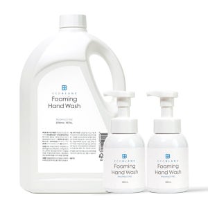 에코블랑 손세정제 무향 거품형 2개+리필 2.5리터 핸드워시 거품손세정제