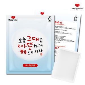 파스형 핫팩 오늘 그대를 따뜻하게 해드리리라 50g 40개