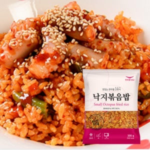 한우물 든든한 한우물 낙지 볶음밥 300gx10개 냉동볶음밥 냉동즉석밥 간편도시락