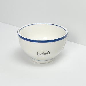 시라쿠스 메이플 밥그릇 밥공기 라인 블루 공기 도자기