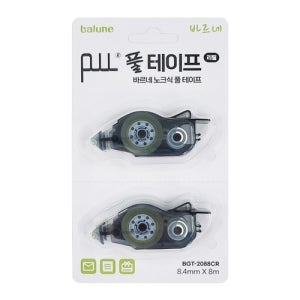 바르네 노크식풀테이프리필BGT-2088CR 2P 8.4mm x 12m 양면