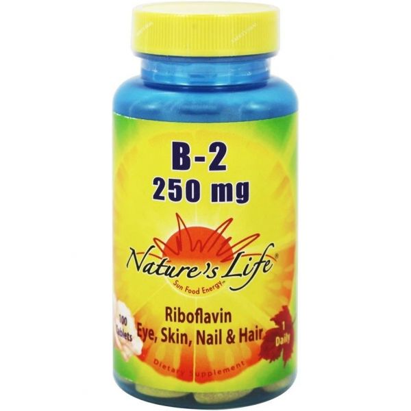 Nature’s Life <b>비타민 B2</b> 250mg 100정
