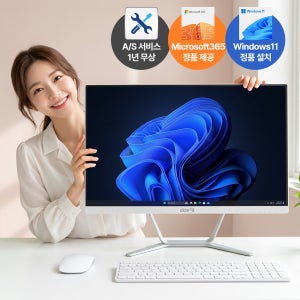 디클 일체형PC 24형 올인원 PC 오피스365 A238N N5095 8G 128G 쿼드코어 컴퓨터 FHD Win11