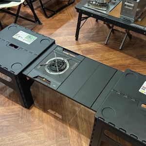 미니멀 IGT 원버너 브릿지 테이블 상판 2유닛 접이식 경량 캠핑문 다이소 테이블 호환