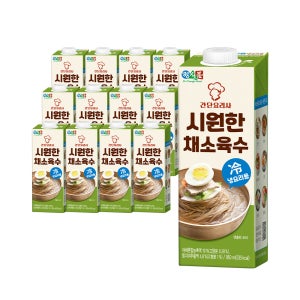 정식품 간단요리사 시원한 채소육수 950ml 12팩