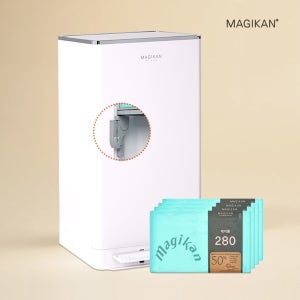 매직캔 오토실링 27L 크롬히포+리필4개 MH280+280R4B 듀얼락시스템