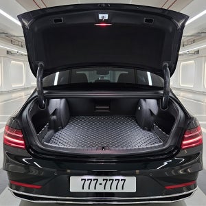 오토카라지 제네시스 가죽 트렁크매트 제네시스G80, 페이스리프트 바닥 일체형