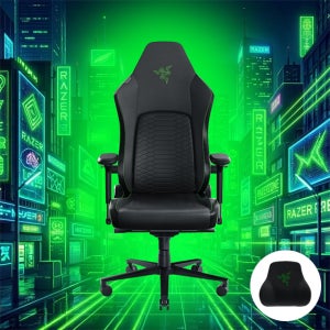 레이저코리아 이스커 Razer Iskur V2 게이밍 의자 그린