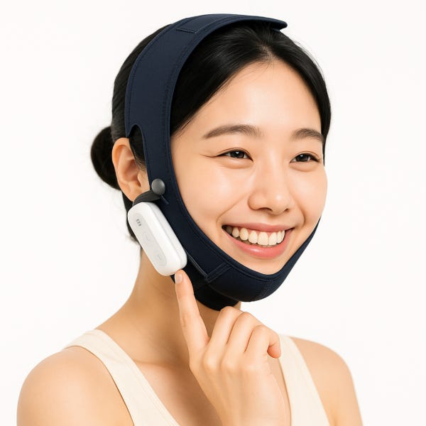 EMS 얼굴 마사지기 턱근육 턱핏트 저작근 자극기