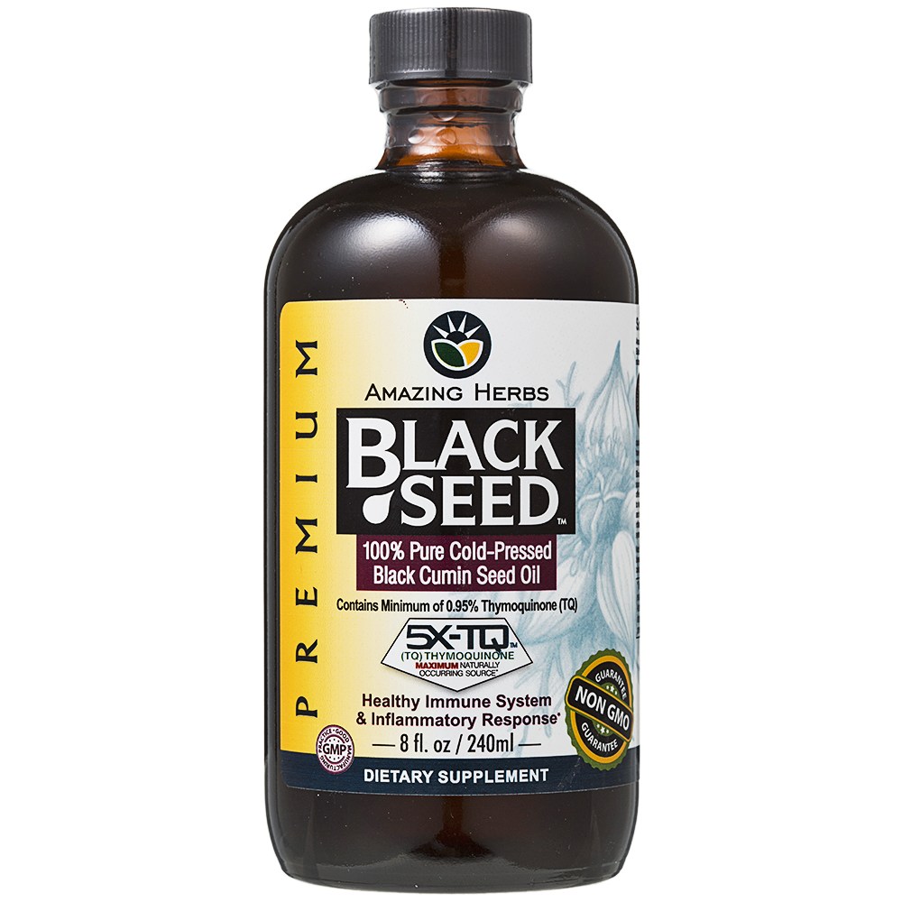 어메이징허브 퓨어 콜드프레스 <b>블랙</b> 커민 <b>씨드 오일</b> 240ml