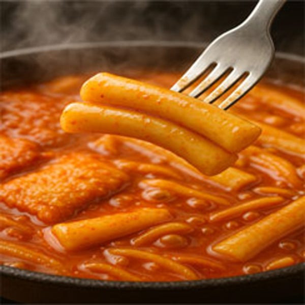 국물떡볶이 230g 4인분 떡볶이 어묵 없음 (총920g)
