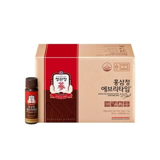 <b>정관장</b> 홍삼정 에브리타임 샷 20ml x 20병