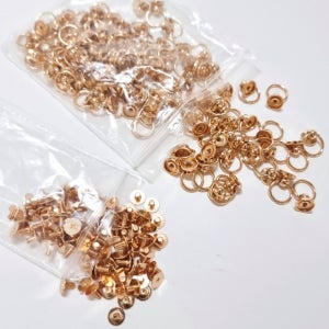 KJP100P 골드 오링 솔트레지 10mm 핸드폰 스트랩 고리 나사포함