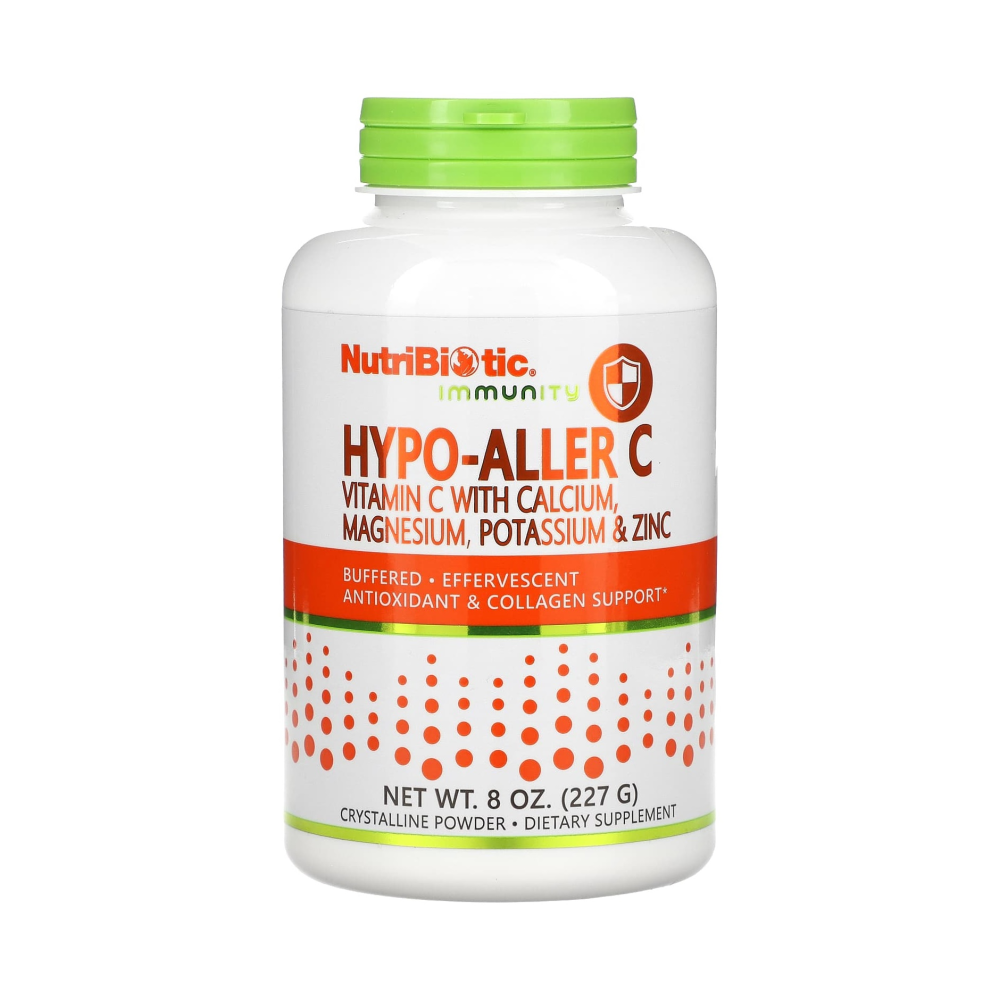 뉴트리바이오틱 이뮤니티 비타민C <b>칼슘 마그네슘 포타슘</b> 징크 아연 227g