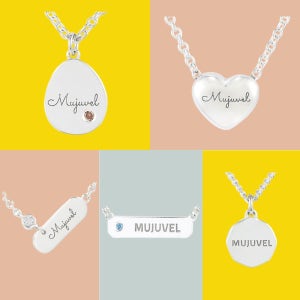 뮤주벨 미아방지목걸이 탄생석 키즈 아기목걸이 실버925