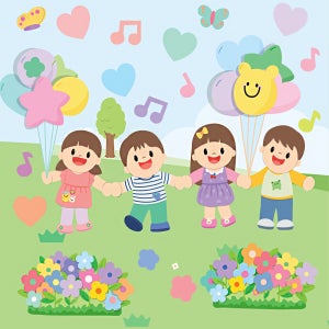 [완제품] 봄 신학기 어린이집 환경판 환경구성 유치원 산책길세트