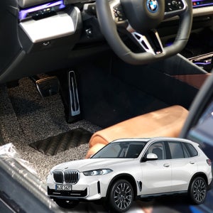 카새로이 BMW X5 차량 실내 확장형 코일 바닥 발 매트 1열