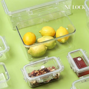 엔에프락 트라이탄 밀폐용기 NFLOCK 국내산 전자렌지 비스프리 직사각2호 220ml