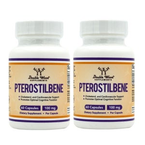 더블 우드 서플리먼트 프테로스틸벤 100mg 60캡슐 2통