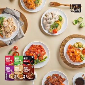 육식토끼 한입 닭가슴살100g 6종 30팩 숯불바베큐 어니언크림 양념치킨 불닭