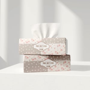 휴홈 기분좋은 미용티슈 200매 9팩(1800매) 팝업 각티슈 화장지