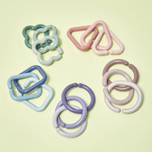 마더케이 베이직 고리세트 30P 아기 신생아 돌아기 유모차 장난감 베이비링 고리친구들