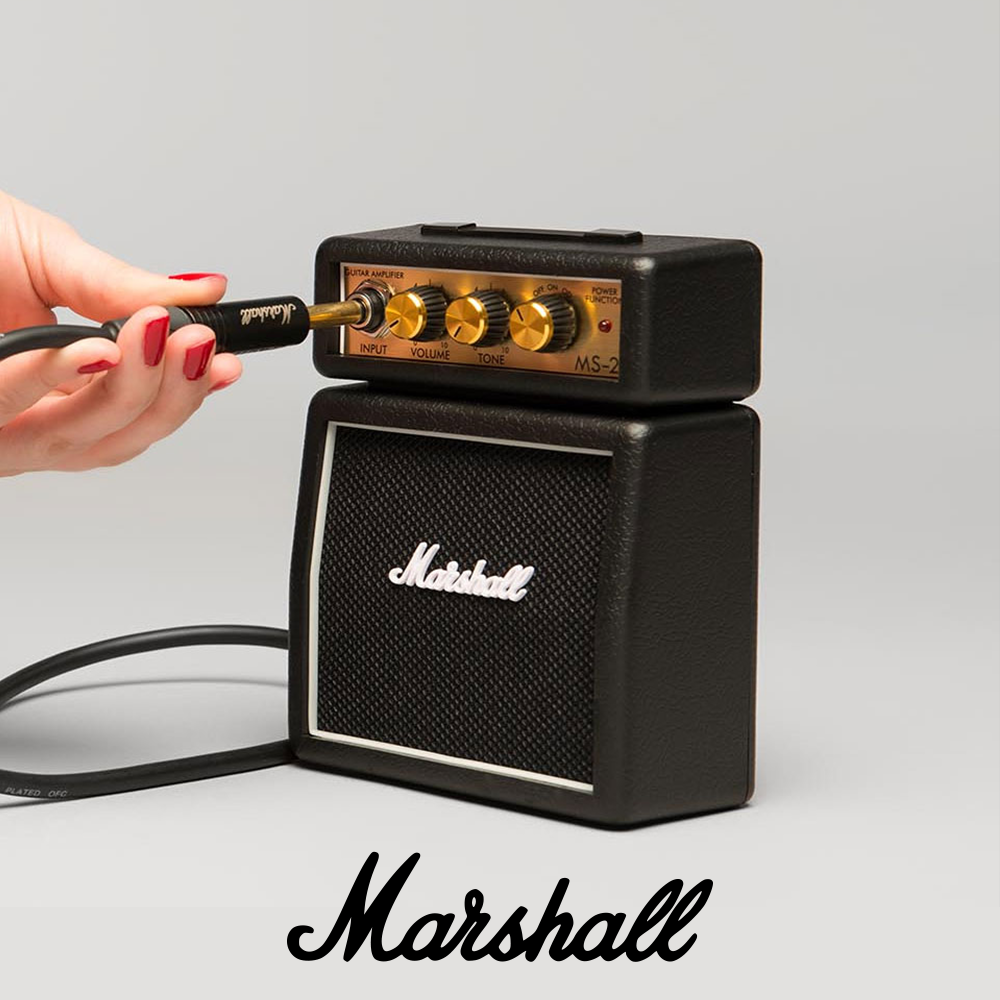 Marshall MS-2 mini Amp 마샬 MS2 미니앰프 일렉기타 앰프 스피커 블랙