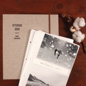 무즈앤뷰즈 4X6 점보 STUDIO 200 대량 포켓식 사진앨범