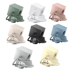 아볼트스퀘어1 큐브 고용량멀티탭 3구 C타입충전기 4000W 고전력콘센트 케이블형