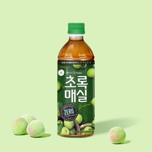 초록매실 제로 500ml, 12개